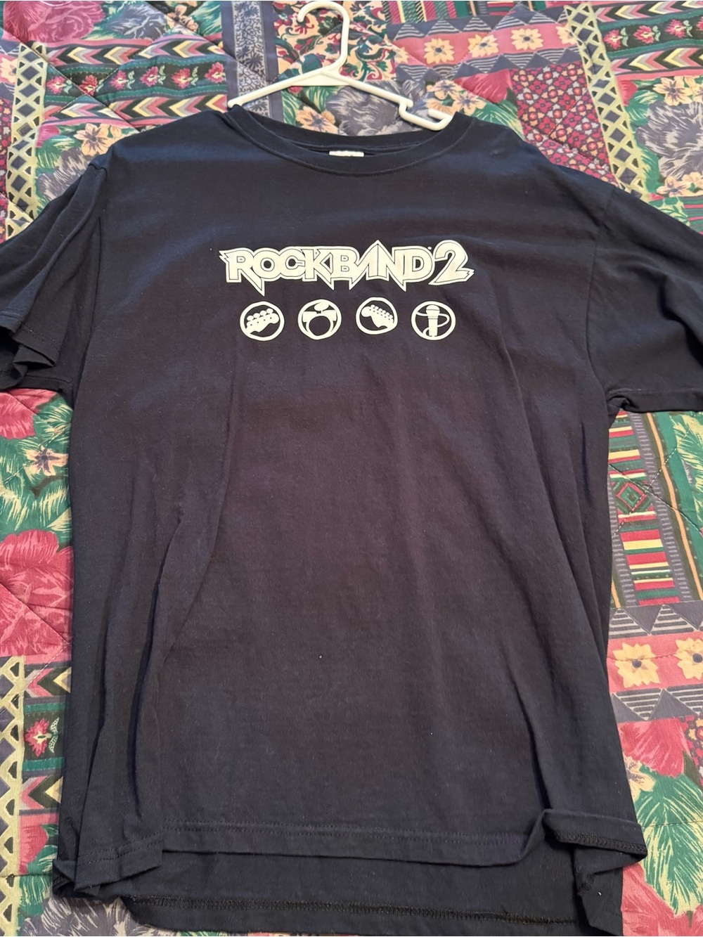 Fruit of the Loom Black Rock Band 2 Graphic Tee